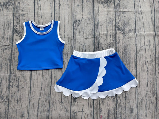 Blue and white set girls