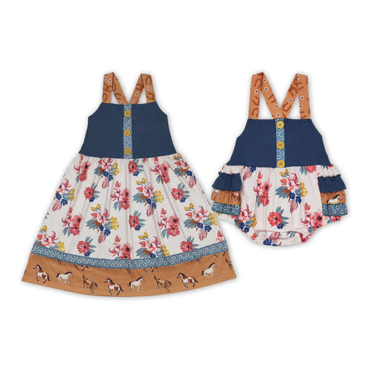 Girls Fall dress and bubble
