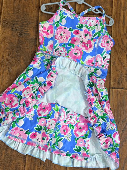 Floral athletic dress girls