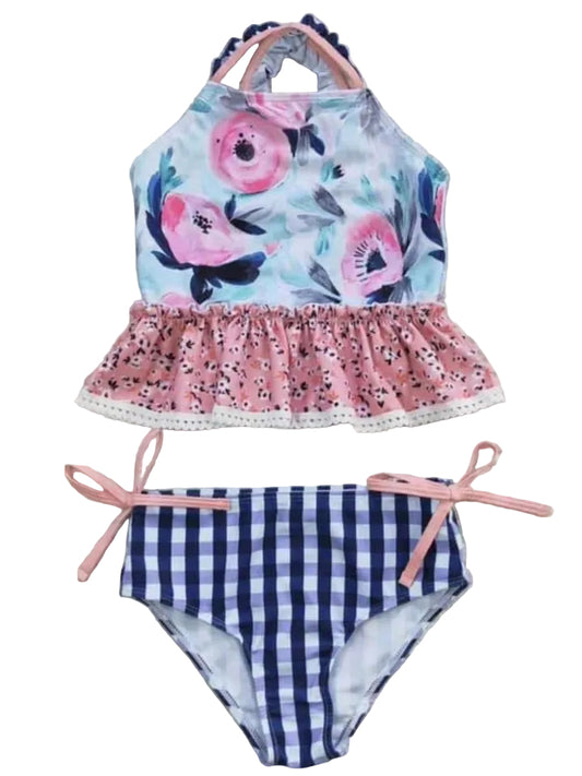 Girls swimsuit floral