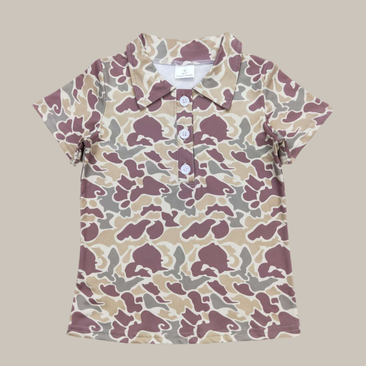 Camo polo boys - baby to big kid