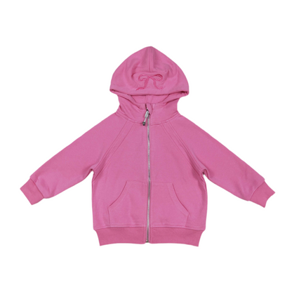 Bow jacket girls grey purple pink