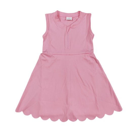 Pink athletic dress girls
