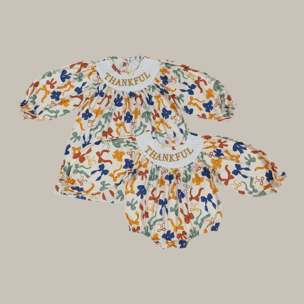 Thankful girls dress fall