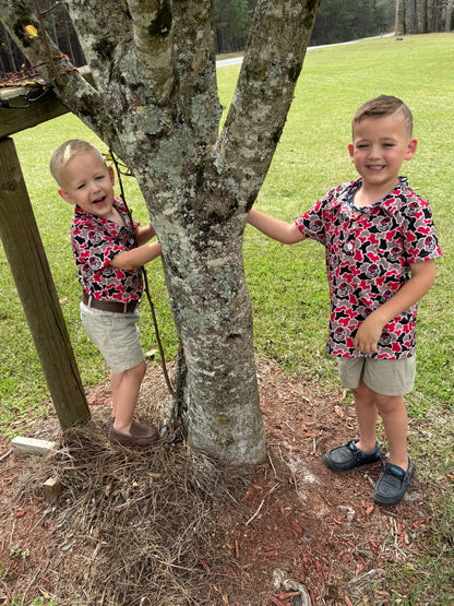 Georgia GA camo polo boys - baby to big kid