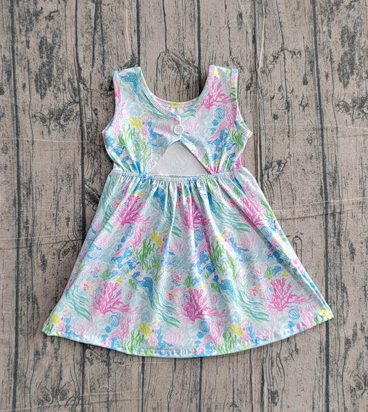 Summer beach pool dress girls