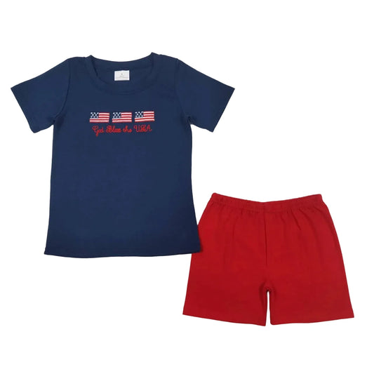 God bless the USA / America  boys set