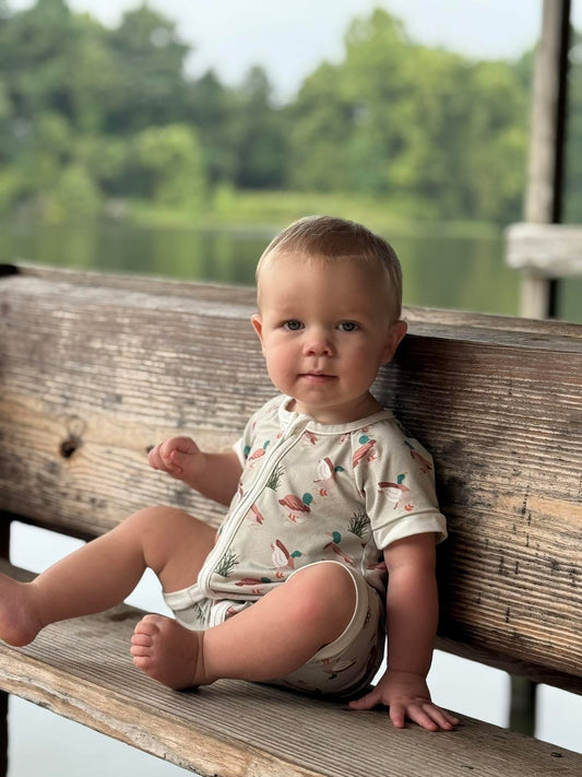 Duck romper boys