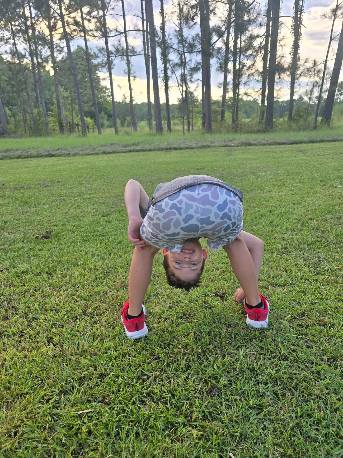 Camo shorts boys