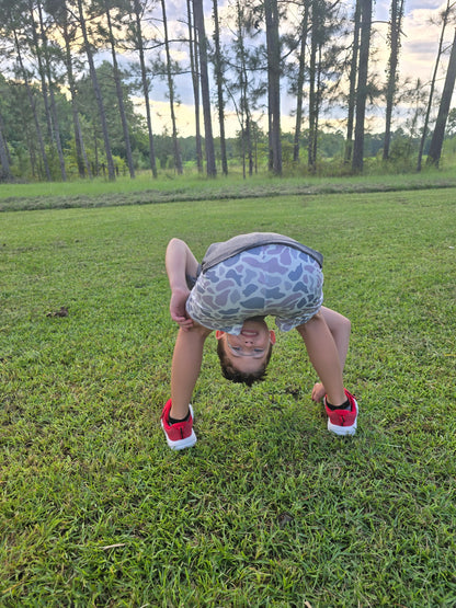 Camo shorts boys