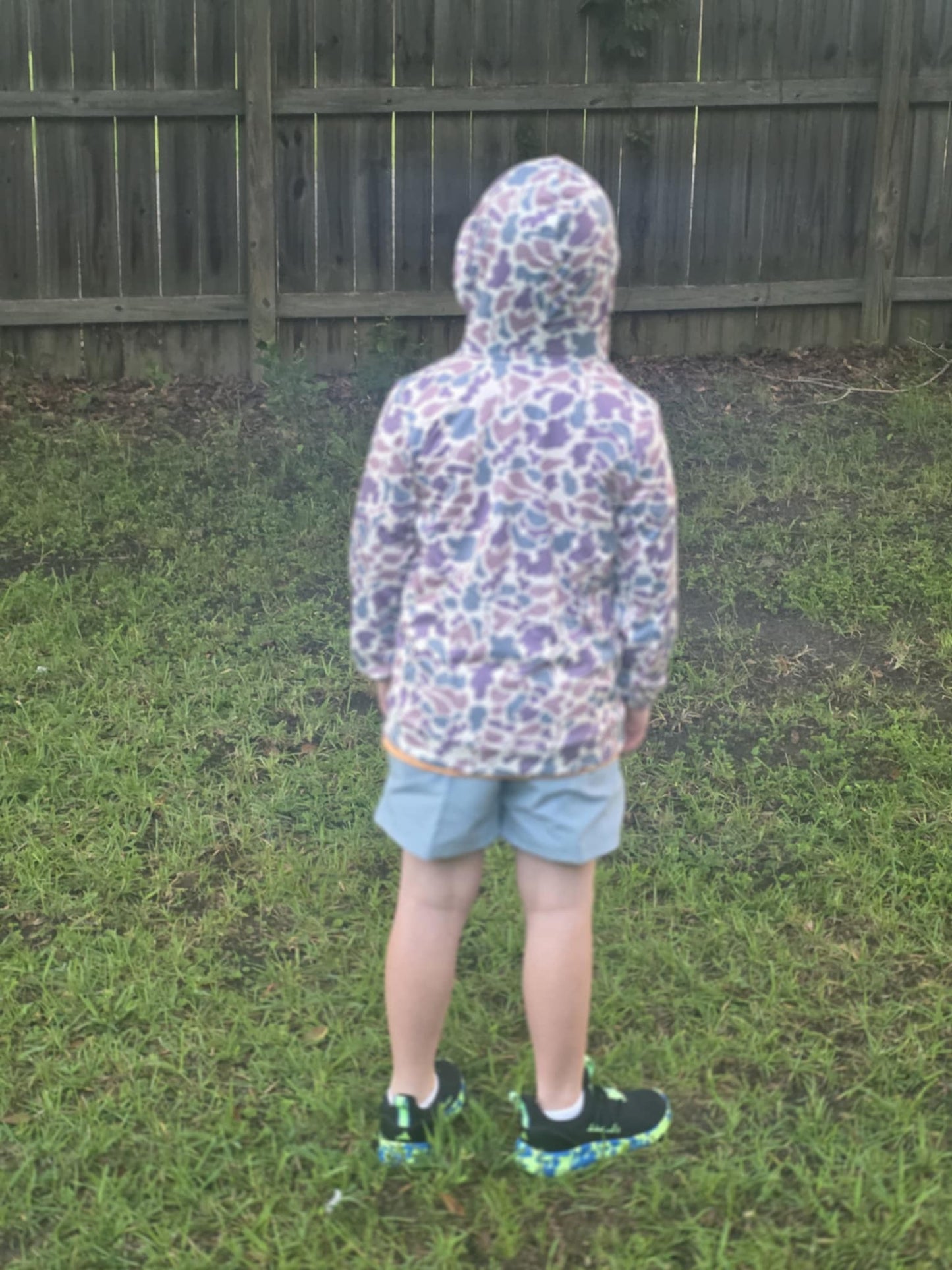 Boys camo pullover