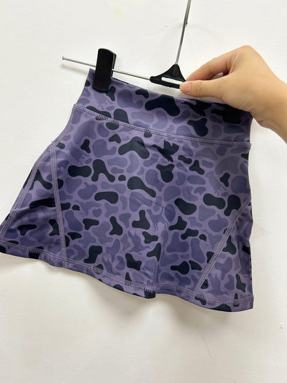 Camo skirts – skorts– built-in shorts, girls