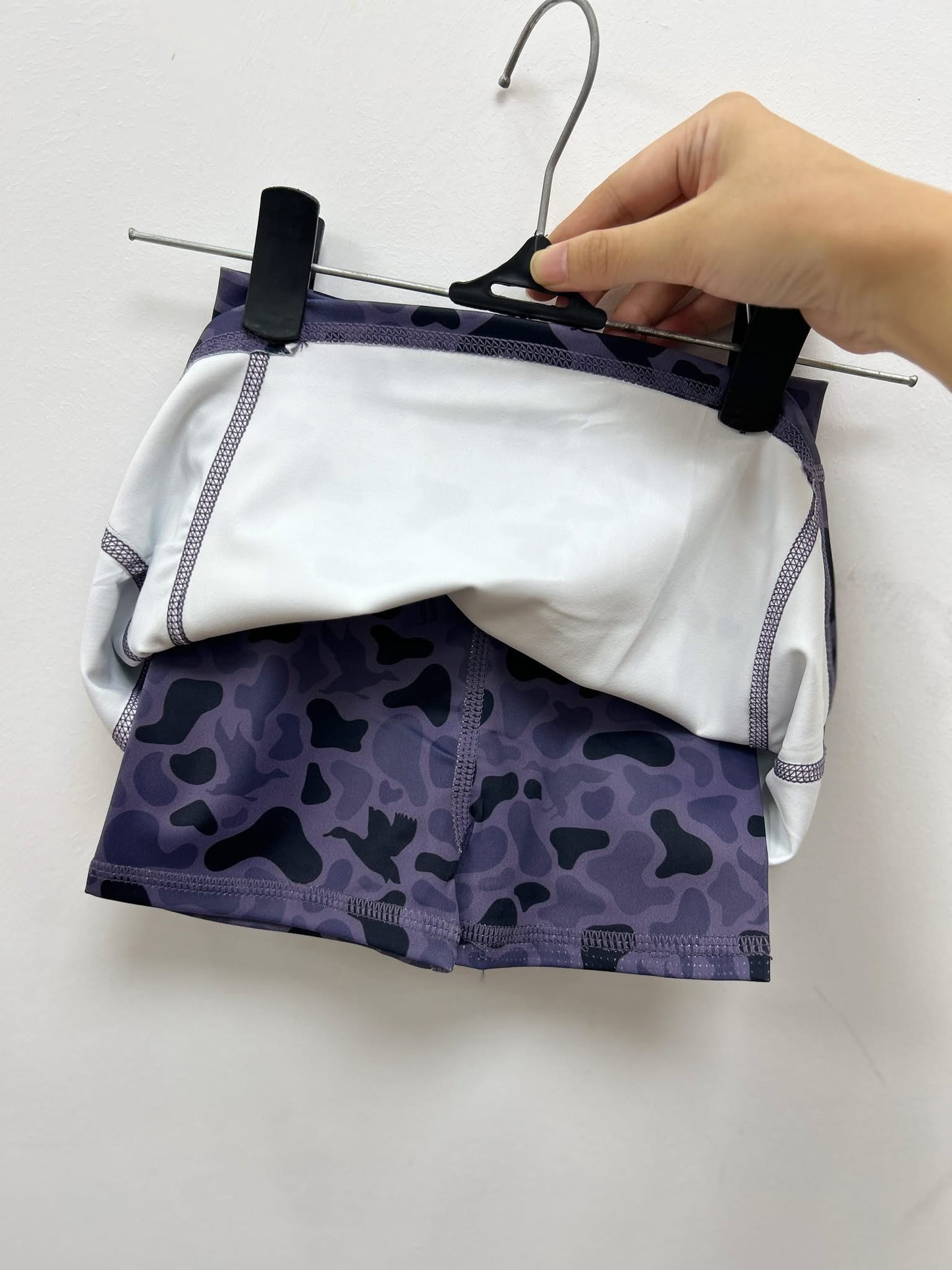 Camo skirts – skorts– built-in shorts, girls
