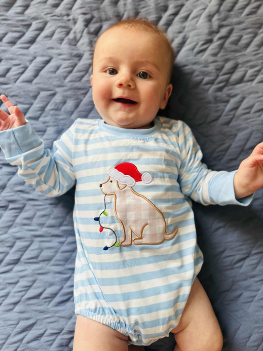 Boys bubble puppy dog Christmas