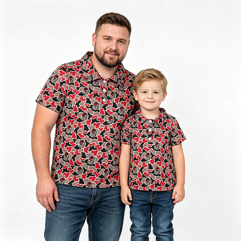 Men’s GA camo polo