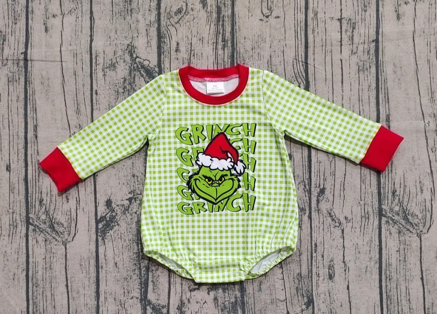 Christmas boys bubble romper