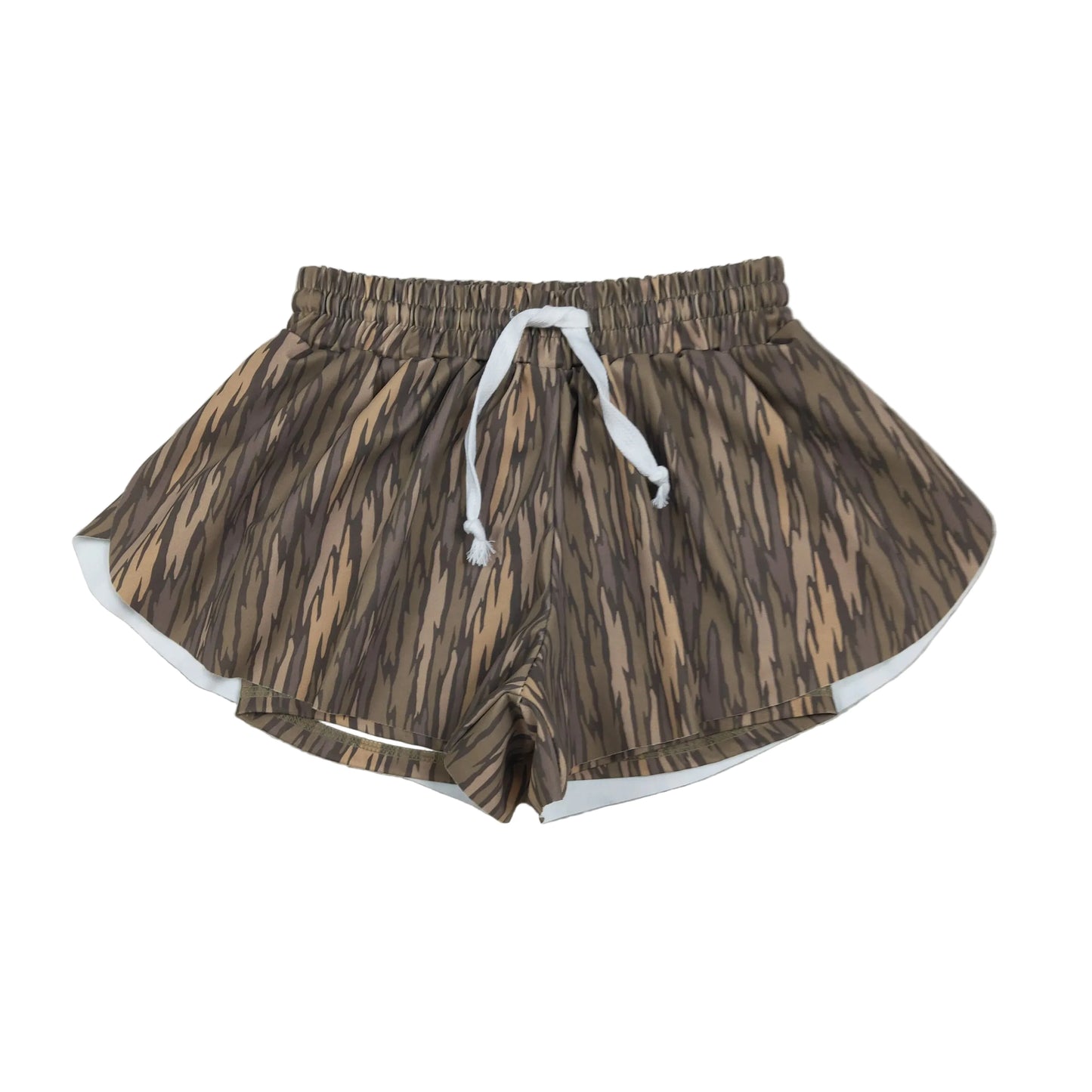 Camo girls shorts