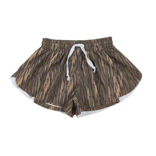 Camo girls shorts