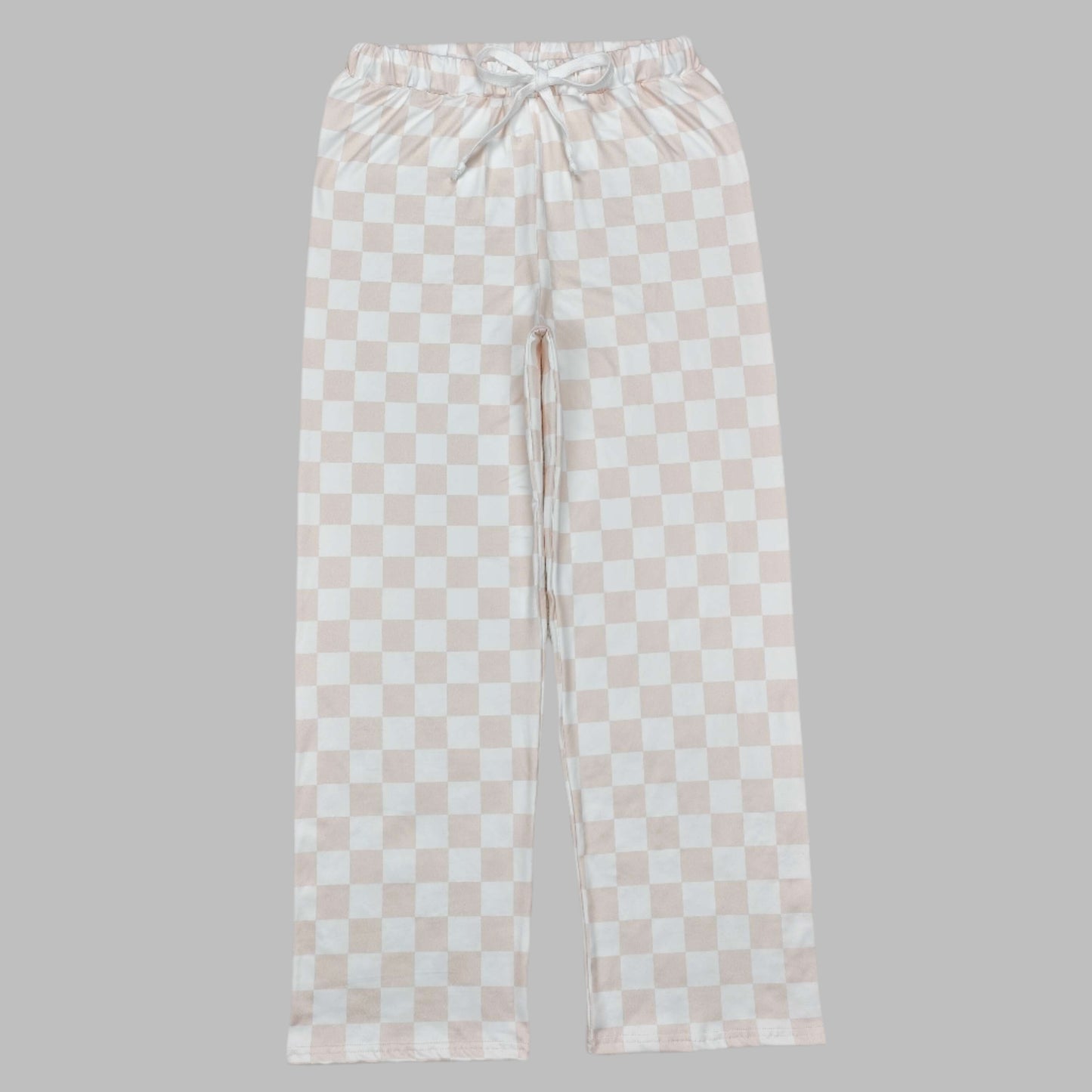 Adult women pajamas pants checkered XS-5XL