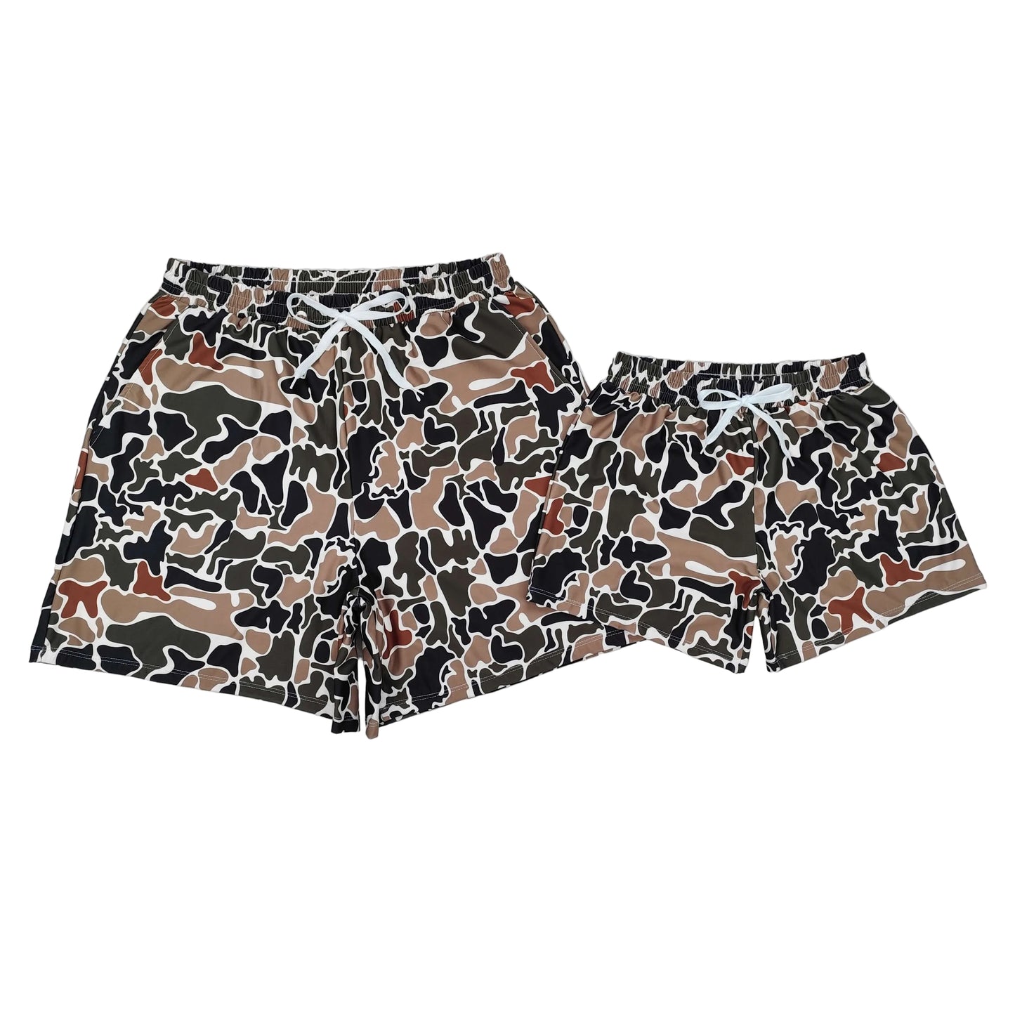 Men’s camo swim trunks s-xl